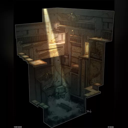 medium:artwork official official_artwork series:tomb_raider stopgap tomb_raider_anniversary // 1104x1400 // 180.8KB // jpg // image/jpeg // Eg17_pitroomclr02