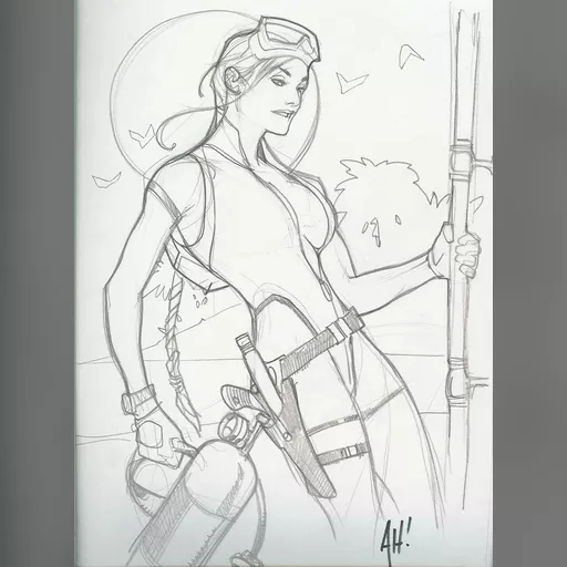 artist:adam_hughes character:lara_croft medium:artwork series:tomb_raider // 900x1218 // 94.7KB // jpg // image/jpeg // LarAHCroft