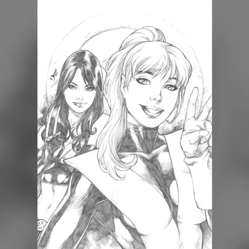alias:pixie alias:shadowcat alias:x-23 artist:deilson benesstudio character:kitty_pryde character:laura_kinney grayscale medium:artwork medium:drawing publisher:marvel series:x-men style:benes // 749x1067 // 119.9KB // jpg // image/jpeg // kitty_pryde_and_x_23_by_deilson_by_ed_benes_studio_d8fym14-p