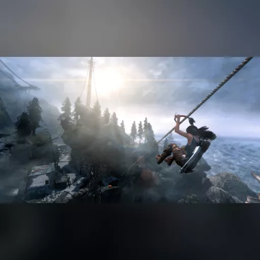 medium:screenshot series:tomb_raider tomb_raider_2013 // 1920x1080 // 1.2MB // jpg // image/jpeg // ziplines_beach