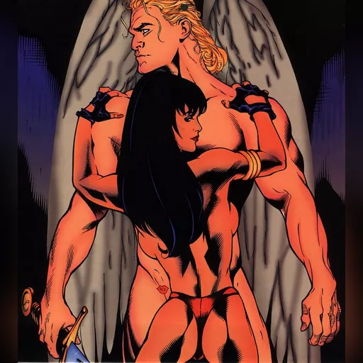 artist:adam_hughes medium:artwork // 715x793 // 109.7KB // jpg // image/jpeg // hughe79