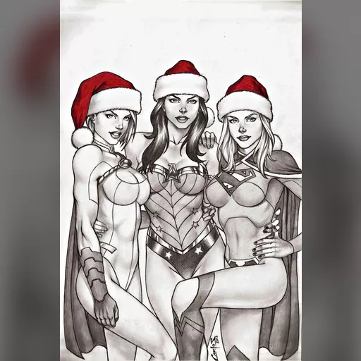 alias:karen_starr alias:power_girl alias:supergirl alias:wonder_woman artist:carlos_braga character:diana_of_themyscira character:kara_zor-el character:kara_zor-l grayscale medium:artwork medium:drawing publisher:dc series:superman style:benes // 1024x1528 // 361.7KB // jpg // image/jpeg // chistmas_dc_girls_____by_carlosbragaart80-d6zipbc