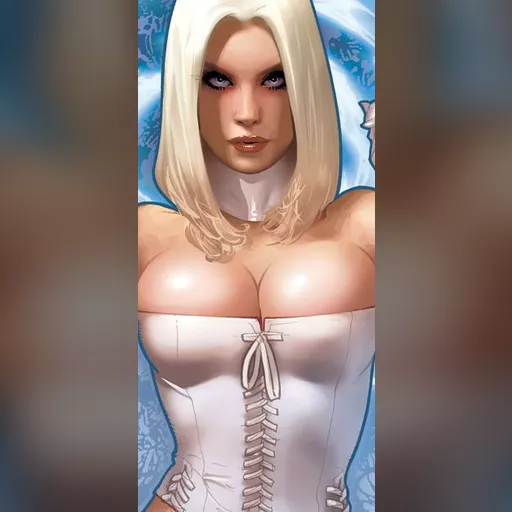 alias:white_queen artist:adam_hughes character:emma_frost medium:artwork publisher:marvel series:x-men // 300x648 // 28.9KB // jpg // image/jpeg // emma_frost_ah_art_for_sideshow_figure_detail