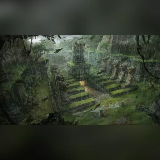 medium:artwork official_artwork series:tomb_raider tomb_raider_underworld // 5100x2868 // 7.2MB // jpg // image/jpeg // Gates-of-Xibalba-open