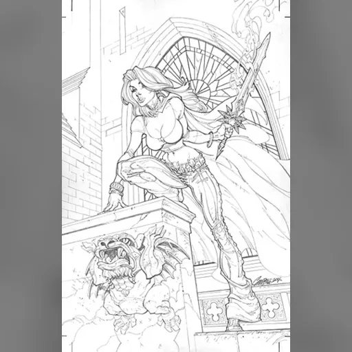 artist:j_scott_campbell character:lady_death medium:artwork // 350x540 // 94.7KB // jpg // image/jpeg // 1ladydeathpencils