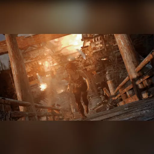 gifs medium:artwork official_artwork series:tomb_raider tomb_raider_2013 // 500x282 // 1.7MB // gif // image/gif // explosion