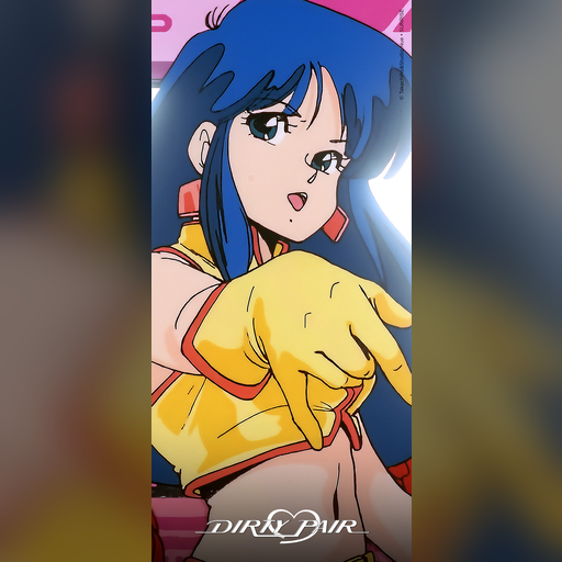 iphone medium:artwork official official_artwork series:dirty_pair wallpaper // 828x1792 // 1.3MB // webp // image/webp; lossless=true // iPhone-XR-11_2