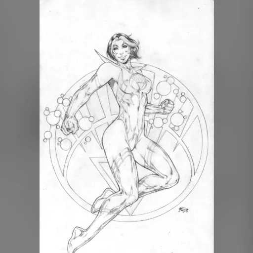 artist:fred_benes grayscale medium:artwork medium:drawing style:benes // 552x800 // 236.1KB // jpg // image/jpeg // FB Roxy White lantern 3