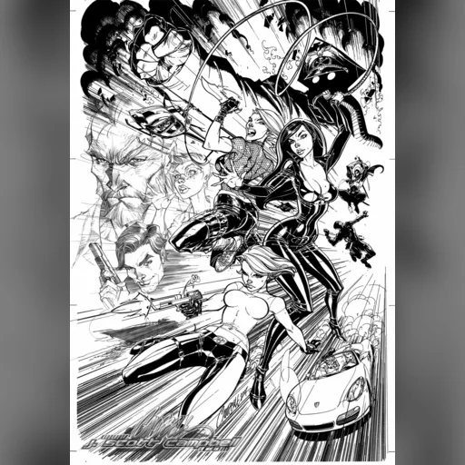 artist:j_scott_campbell medium:artwork // 1200x1716 // 748.2KB // jpg // image/jpeg // danger_girl_poster_inks_by_j_scott_campbell