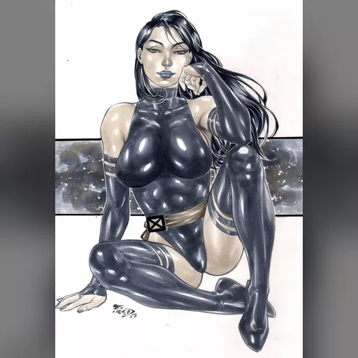 alias:psylocke artist:fred_benes character:betsy_braddock downloaded:deviantart medium:artwork medium:drawing publisher:marvel series:x-men style:benes // 1024x1480 // 263.2KB // jpg // image/jpeg // psylocke_by_fredbenes-d9h75nw