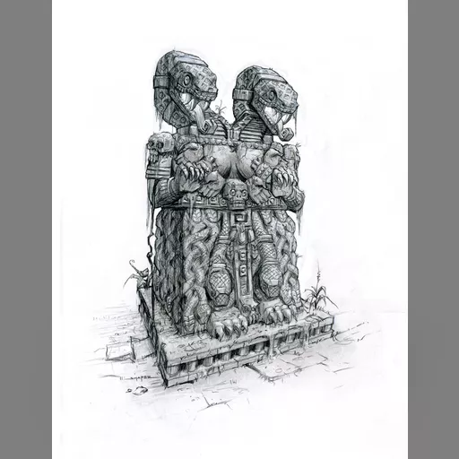 medium:artwork official_artwork series:tomb_raider stopgap tomb_raider_underworld // 2793x3600 // 6.1MB // jpg // image/jpeg // Puzzle-Statue