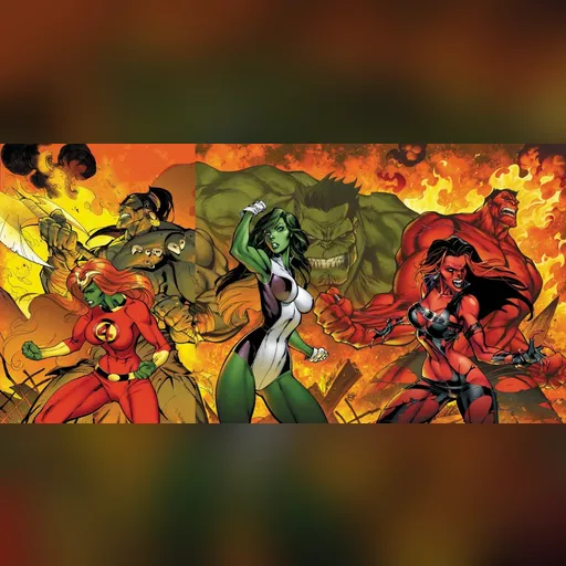 artist:j_scott_campbell medium:artwork skin:green // 1519x751 // 228.4KB // jpg // image/jpeg // Savage_She-Hulks_Extended_Cover_by_J._Scott_Campbell