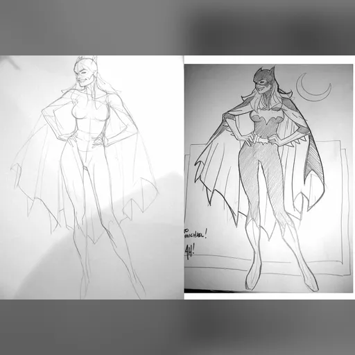 artist:adam_hughes batgirl medium:artwork // 1047x720 // 83.5KB // jpg // image/jpeg // hughes-batgirlinprogress