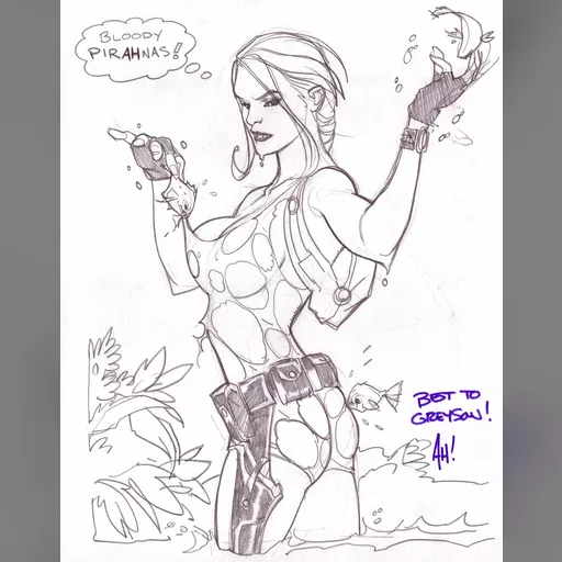 artist:adam_hughes character:lara_croft medium:artwork series:tomb_raider // 1641x2084 // 273.4KB // jpg // image/jpeg // Croft-4 (2)