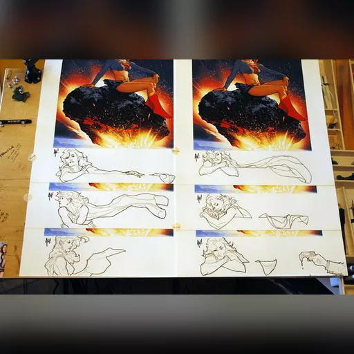 alias:supergirl artist:adam_hughes character:kara_zor-el medium:artwork publisher:dc series:superman // 722x480 // 65.4KB // jpg // image/jpeg // ah_remarquessm_supergirls