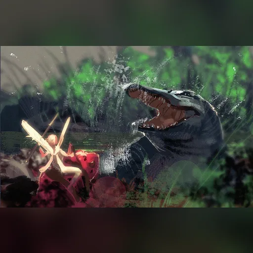 artist:moonlightorange medium:artwork // 800x511 // 144.4KB // jpg // image/jpeg // alligator