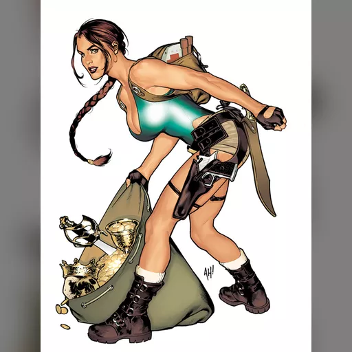 artist:adam_hughes character:lara_croft medium:artwork series:tomb_raider // 650x845 // 186.6KB // jpg // image/jpeg // hughes_laracroft
