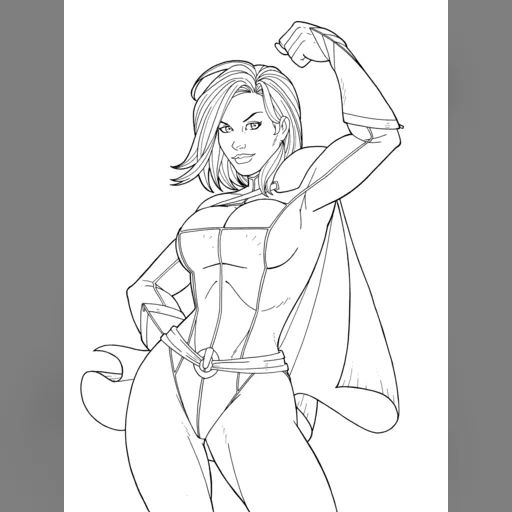 alias:karen_starr alias:power_girl alias:x-23 artist:jamiefayx character:kara_zor-l character:laura_kinney grayscale medium:artwork publisher:dc publisher:marvel series:x-men // 2700x3600 // 1.1MB // jpg // image/jpeg // power_girl___commission_by_windriderx23