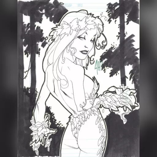 alias:poison_ivy artist:adam_hughes character:pamela_isley medium:artwork publisher:dc series:batman // 800x1030 // 117.8KB // jpg // image/jpeg // AH_PoisonIvy_RayColor