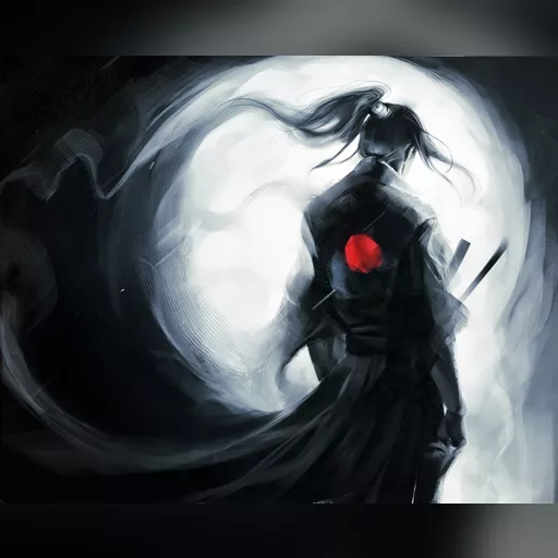 artist:sakimichan medium:artwork medium:drawing plus_artist // 1496x1200 // 1.1MB // jpg // image/jpeg // lonely__wolf___samurai__updated_t_shit_design___by_sakimicha