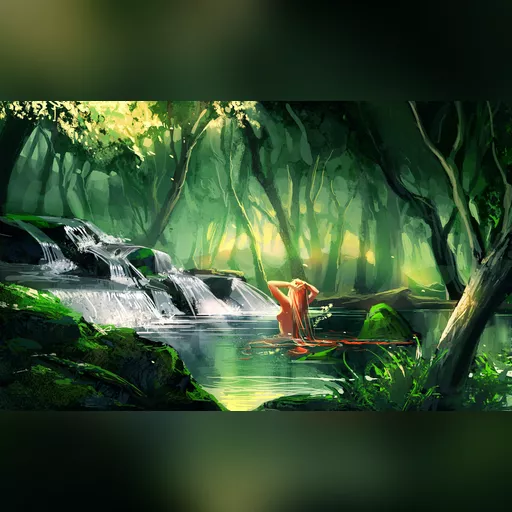 artist:sakimichan medium:artwork medium:drawing plus_artist // 1024x619 // 213.3KB // jpg // image/jpeg // nature_lady_by_sakimichan-d4o7plc