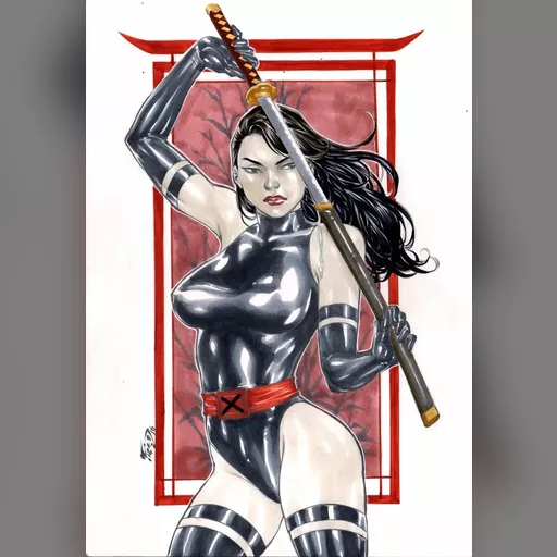 alias:psylocke artist:fred_benes character:betsy_braddock downloaded:deviantart medium:artwork medium:drawing publisher:marvel series:x-men style:benes // 1024x1475 // 264.4KB // jpg // image/jpeg // psylocke_by_fredbenes-d9xomji