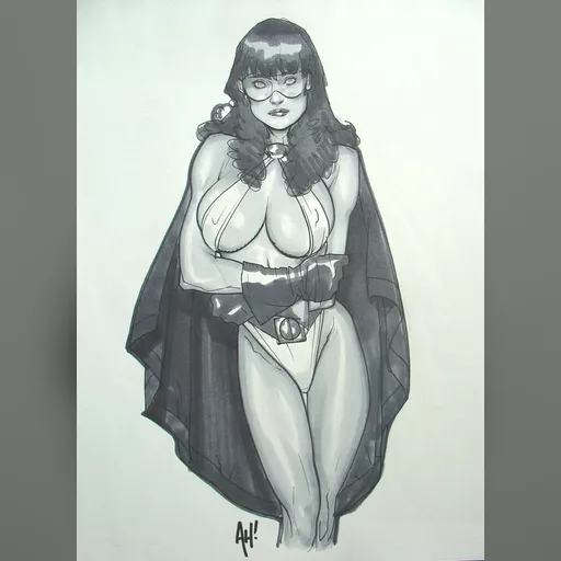 artist:adam_hughes medium:artwork // 1417x1950 // 244.5KB // jpg // image/jpeg // PhantomLady-AdamHughes