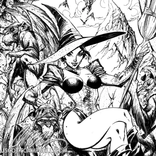artist:j_scott_campbell medium:artwork // 900x900 // 542.5KB // jpg // image/jpeg // wicked_witch_inks_detail_by_j_scott_campbell-d30ed2v