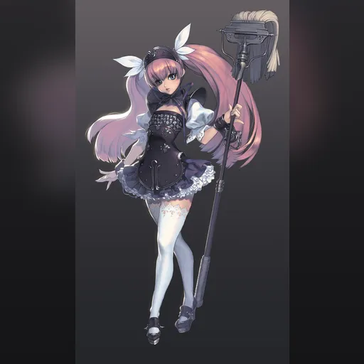 artist:lovecacao downloaded:deviantart medium:artwork // 647x1100 // 131.5KB // jpg // image/jpeg // maid_by_lovecacao_d6zba6n