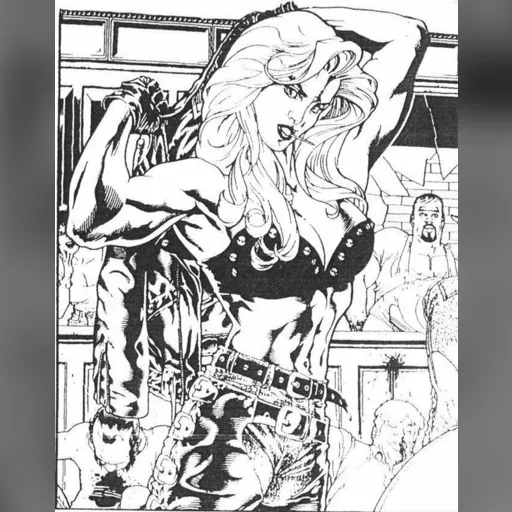 artist:adam_hughes medium:artwork // 600x762 // 155.3KB // jpg // image/jpeg // Barb_Wire_Origins_Unknown