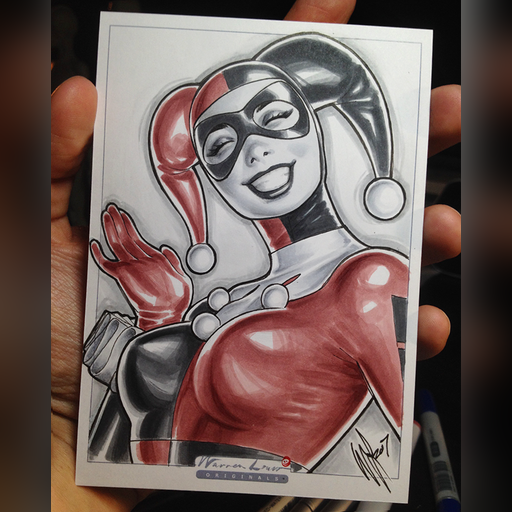 alias:harley_quinn artist:warren_louw character:harleen_quinzel downloaded:deviantart medium:artwork publisher:dc series:batman // 700x875 // 702.7KB // webp // image/webp; lossless=true // classic_harley_quinn_by_warrenlouw-dauynvx