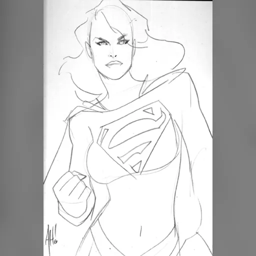 alias:supergirl artist:adam_hughes character:kara_zor-el medium:artwork publisher:dc series:superman // 500x757 // 80.1KB // jpg // image/jpeg // AH-Supergirl (1)