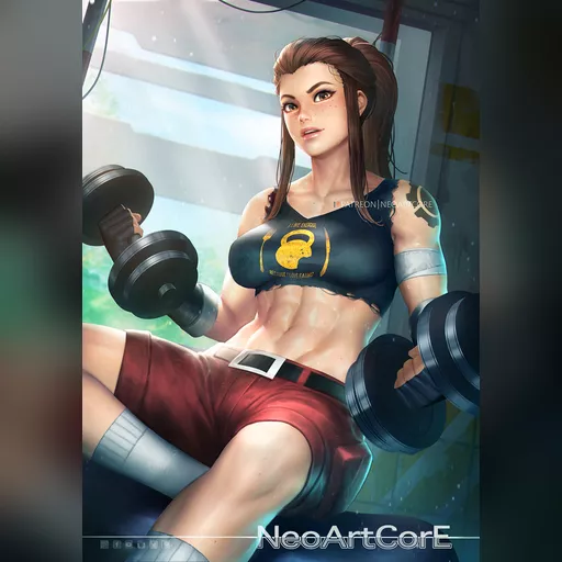 artist:neoartcore character:brigitte_lindholm medium:artwork medium:drawing series:overwatch // 800x1132 // 675.5KB // jpg // image/jpeg // brigitte_overwatch_by_neoartcore-dcbkolc