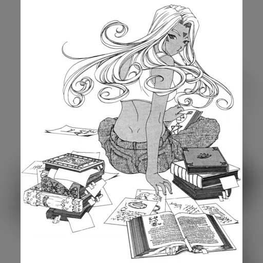 official_artwork series:oh_my_goddess // 1000x1184 // 241.4KB // jpg // image/jpeg // 503079