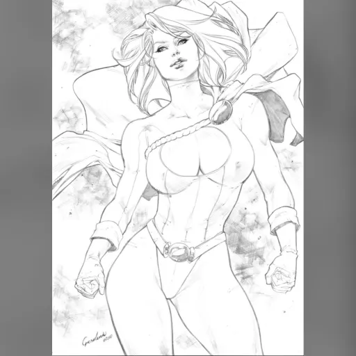 alias:karen_starr alias:power_girl artist:gardenio_lima character:kara_zor-l grayscale medium:artwork medium:drawing publisher:dc style:benes // 1132x1600 // 224.8KB // jpg // image/jpeg // power_girl_by_gardenio_lima__by_augen76_ddo6dpb