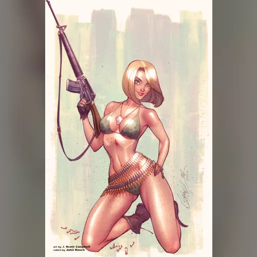 artist:j_scott_campbell medium:artwork series:danger_girl // 1073x1650 // 479.2KB // jpg // image/jpeg // Danger Girl - Revolver-116
