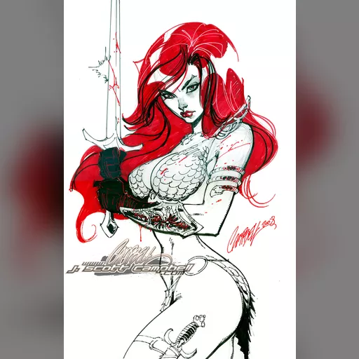 artist:j_scott_campbell character:red_sonja medium:artwork // 1605x2484 // 626.1KB // jpg // image/jpeg // red_sonja_con_sketch_by_j_scott_campbell