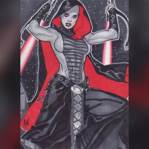 artist:adam_hughes medium:artwork // 638x877 // 401.3KB // jpg // image/jpeg // ah_asajj