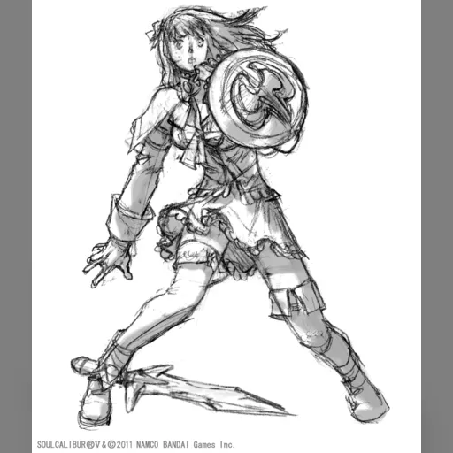medium:artwork official_artwork publisher:namco series:soul_calibur soul_calibur_5 // 1341x1560 // 566.6KB // jpg // image/jpeg // Pyrrah_sketch