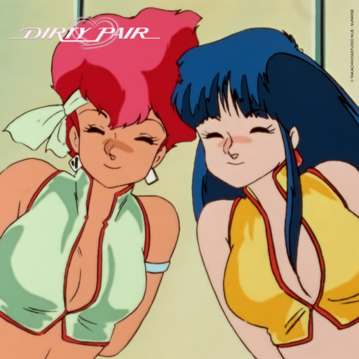 android medium:artwork official official_artwork series:dirty_pair wallpaper // 2880x2880 // 3.2MB // webp // image/webp; lossless=true // 2880x2880-1
