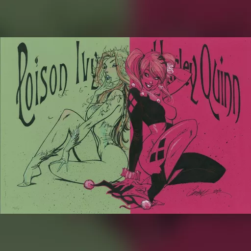 alias:harley_quinn alias:poison_ivy artist:j_scott_campbell character:harleen_quinzel character:pamela_isley medium:artwork publisher:dc series:batman // 1131x796 // 288.0KB // jpg // image/jpeg // Poison_Ivy__Harley_Quinn_by_J._Scott_Campbell