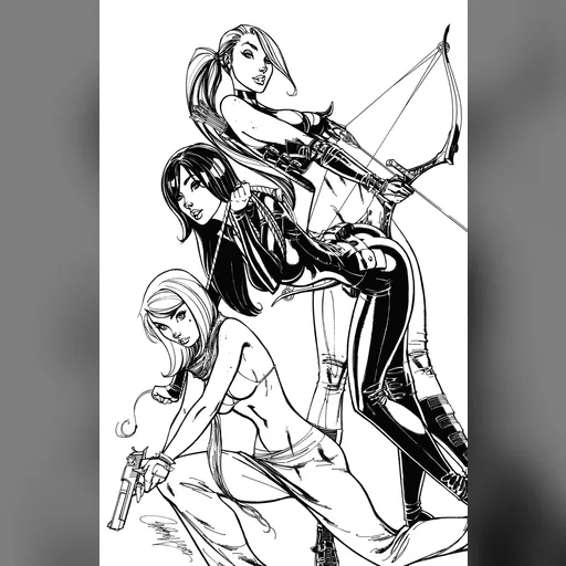 artist:j_scott_campbell medium:artwork series:danger_girl tag_partial // 1988x3056 // 858.2KB // jpg // image/jpeg // Danger Girl - Trinity-100