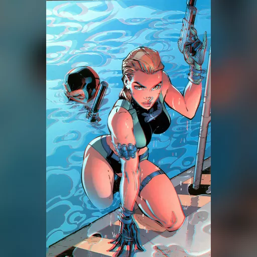 artist:j_scott_campbell medium:artwork series:danger_girl // 974x1519 // 255.6KB // jpg // image/jpeg // Danger Girl 3-D Special - 48