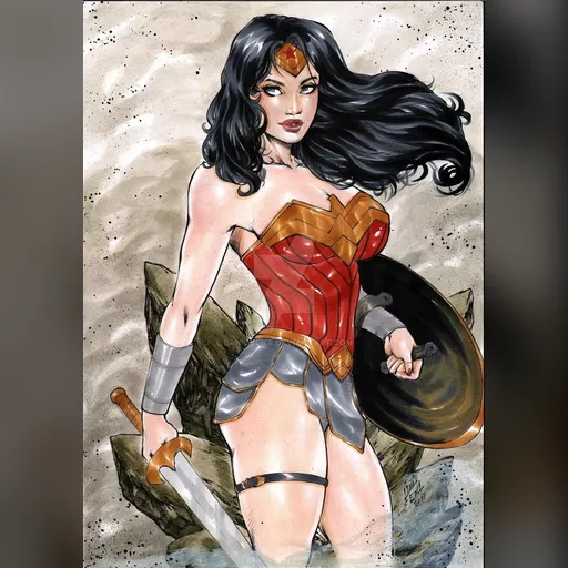 alias:wonder_woman artist:lanio_sena character:diana_of_themyscira medium:artwork medium:drawing publisher:dc // 751x1063 // 232.5KB // jpg // image/jpeg // diana_by_laniosena-dbge826