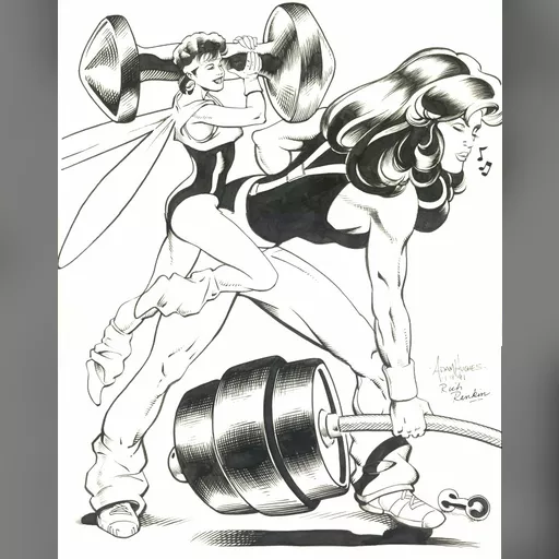 alias:she-hulk artist:adam_hughes character:jennifer_walters medium:artwork publisher:marvel wasp // 768x966 // 154.7KB // jpg // image/jpeg // hugheshulk