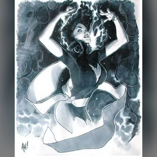 alias:marvel_girl artist:adam_hughes character:jean_grey medium:artwork publisher:marvel series:x-men // 350x431 // 35.3KB // jpg // image/jpeg // phoenix_ah_sketch01_london_expo_2006