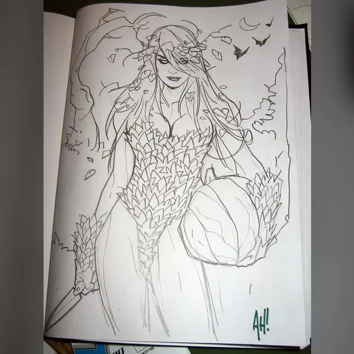 alias:poison_ivy artist:adam_hughes character:pamela_isley medium:artwork publisher:dc series:batman // 1023x1353 // 280.2KB // jpg // image/jpeg // Poison-Ivy_2