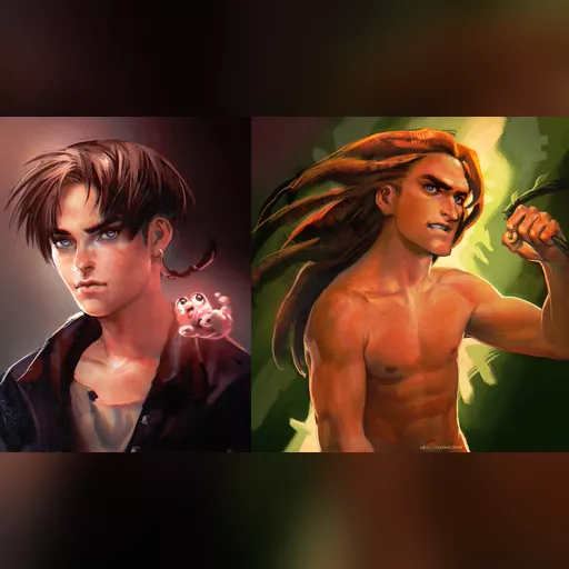 artist:sakimichan medium:artwork medium:drawing plus_artist // 1665x981 // 1.1MB // jpg // image/jpeg // jim_tarzan_by_sakimichan-d4obvr1