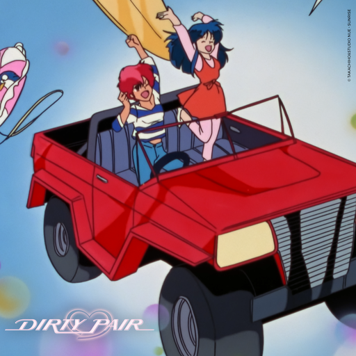 android medium:artwork official official_artwork series:dirty_pair wallpaper // 2880x2880 // 3.1MB // webp // image/webp; lossless=true // 2880x2880-2