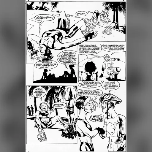 artist:adam_hughes medium:artwork // 605x911 // 256.2KB // jpg // image/jpeg // Gen13Page01